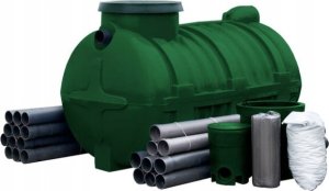 IDMAR Przydomowa oczyszczalnia ścieków - zestaw 2000L na 4 osoby - standard 2