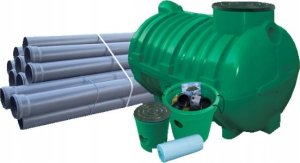 IDMAR Przydomowa oczyszczalnia ścieków - zestaw 3000l na 6 osób - standard 4