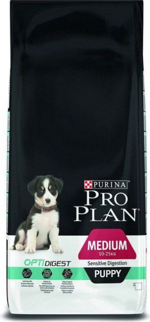 Purina Pro Plan Puppy Medium Sensitive Digestion OptiDigest Jagnięcina 12kg 1