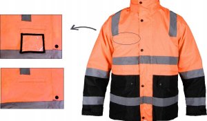 Kurtka rob. zimowa Aurora LB-J15 6in1 Orange XL 8