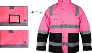 Kurtka rob. zimowa Aurora LB-J15 6in1 Pink M 11