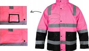 Kurtka rob. zimowa Aurora LB-J15 6in1 Pink S 3