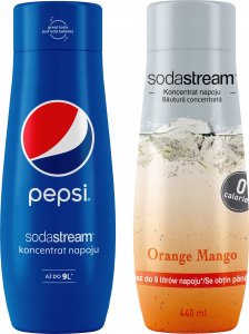 Zestaw 2 koncentratów SodaStream Pepsi+Orange-Mango 1