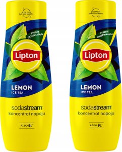Zestaw 2 koncentratów SodaStream 2x Lipton Lemon Ice 1