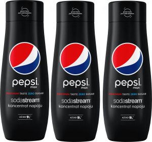 Zestaw 3 koncentratów SodaStream 3x Pepsi MAX 1