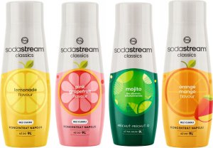 SODASTREAM Orange-Mango+ Lemonade+ Grapefruit+ Mojito syropy do saturatora 1
