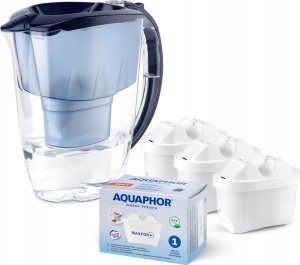 Dzbanek filtrujący Aquaphor Amethyst 2,8 l + 3 wkłady, niebieski 1