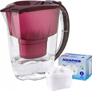 Dzbanek filtrujący Aquaphor Amethyst 2,8 l wiśniowy z filtrem maxfor B25 1