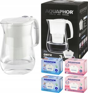 Aquaphor Onyx 4,2 l dzbanek filtrujący z filtrami 2 zwykłe 2 magnezowe 1