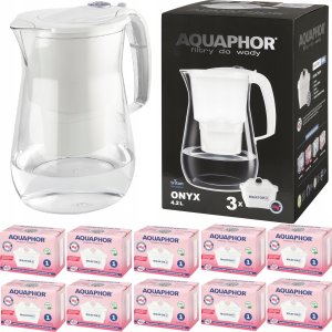 Dzbanek filtrujący Aquaphor Onyx 2,8 l + 10 wkładów, biały 1