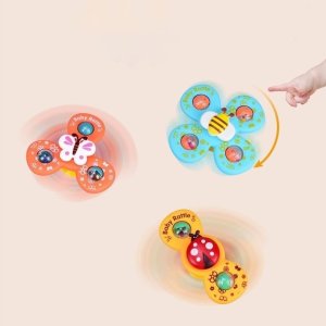 OEM Fidget Spinner z przyssawką , Sensoryczna zabawka do Kąpieli - 3 sztuki 2