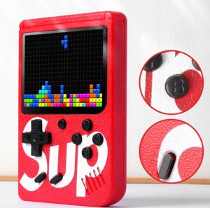 Konsola Retro Mini 400 Gier, przenośna + PAD dla dwóch graczy 3