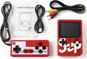 Konsola Retro Mini 400 Gier, przenośna + PAD dla dwóch graczy 4