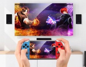 Konsola Retro Mini 400 Gier, przenośna BIAŁA 9