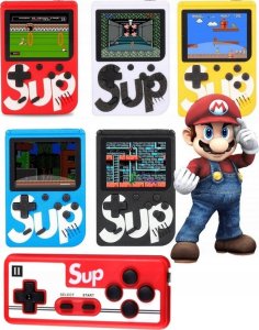 Konsola Retro Mini 400 Gier, przenośna Czerwona 13