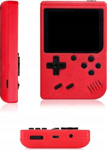 Konsola Retro Mini 400 Gier, przenośna Czerwona 25
