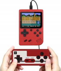Konsola Retro Mini 400 Gier, przenośna Czerwona 30