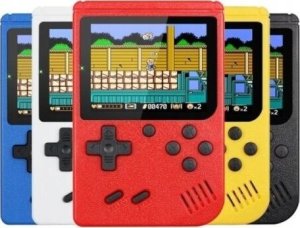 Konsola Retro Mini 400 Gier, przenośna Czerwona 9
