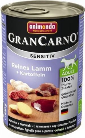 Animonda GRANCARNO SENSITIV PIES JAGNIĘCINA/ZIEMNIAK 400G PUSZKA 1