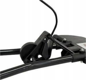 Leżaczek bujaczek dla niemowląt składany + Zabawka - czarny 2