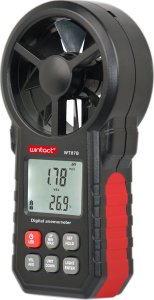 ANEMOMETR WIATROMIERZ MIERNIK WIATRU TEMP POMIAR PRĘDKOŚCI POWIETRZA BT APP 6