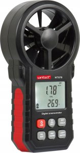 ANEMOMETR WIATROMIERZ MIERNIK WIATRU TEMP POMIAR PRĘDKOŚCI POWIETRZA BT APP 7