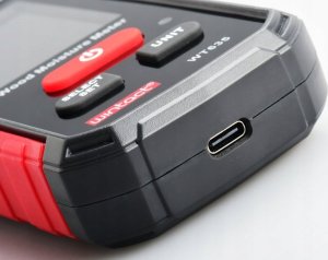 BEZINWAZYJNY WILGOTNOŚCIOMIERZ INDUKCYJNY DREWNA MAT. BUDOWLANYCH TERMOMETR 6