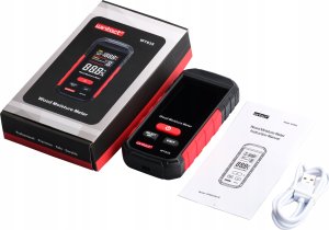 BEZINWAZYJNY WILGOTNOŚCIOMIERZ INDUKCYJNY DREWNA MAT. BUDOWLANYCH TERMOMETR 8