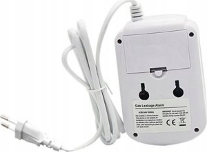 CZUJNIK GAZÓW WYBUCHOWYCH DETEKTOR LPG LNG METAN PROPAN BUTAN ALARM LCD CE 4