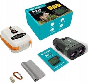 DALMIERZ LASEROWY MYŚLIWSKI LORNETKA LUNETA GOLFOWA POMIAR KĄTA 6xZOOM ETUI 12