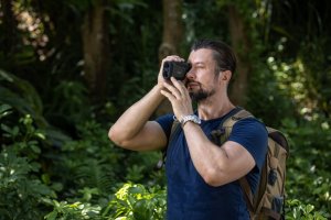 DALMIERZ LASEROWY MYŚLIWSKI LORNETKA LUNETA GOLFOWA POMIAR KĄTA 6xZOOM ETUI 7