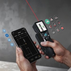 DALMIERZ LASEROWY TAŚMA MIERNICZA POZIOMICA LINIA ZNACZĄCA SMART LIFE 100m 4