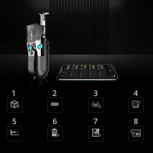 DALMIERZ LASEROWY TAŚMA MIERNICZA POZIOMICA LINIA ZNACZĄCA SMART LIFE 100m 5