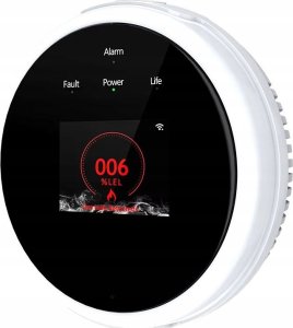 DETEKTOR CZUJNIK GAZÓW WYBUCHOWYCH ALARM DŹWIĘKOWY WIFI APP TUYA SMART LIFE 2
