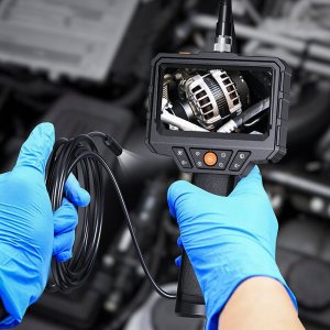 ENDOSKOP INSPEKCYJNA SZTYWNY PRZEWÓD 5M 8 LED IP67 MINI KAMERA 2,7cm 8,5mm 2