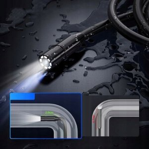 ENDOSKOP INSPEKCYJNA SZTYWNY PRZEWÓD 5M 8 LED IP67 MINI KAMERA 2,7cm 8,5mm 6