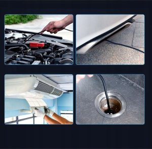 ENDOSKOP INSPEKCYJNA SZTYWNY PRZEWÓD 5M 8 LED IP67 MINI KAMERA 2,7cm 8,5mm 9