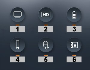 ENDOSKOP INSPEKCYJNA SZTYWNY PRZEWÓD 5M 8 LED IP67 MINI KAMERA 2,7cm 8,5mm 10