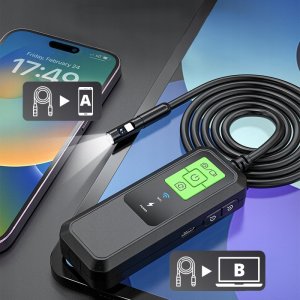 KAMERA ENDOSKOPOWA INSPEKCYJNA DUO WIFI PC TEL 5m 2