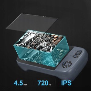 KAMERA INSPEKCYJNA ENDOSKOP DUO EKRAN HD KABEL 10M 8