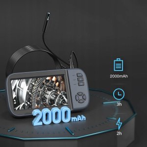 KAMERA INSPEKCYJNA ENDOSKOP DUO EKRAN HD KABEL 10M 9