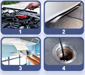 KAMERA INSPEKCYJNA ENDOSKOP PRZEWÓD 5m SONDA 2,7cm 8.5mm 8LED HD ZOOM IP67 13