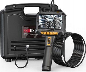 KAMERA INSPEKCYJNA ENDOSKOP Z OBROTOWĄ GŁOWICĄ 360 5 FHD IP 9LED 8.5mm 5m 2