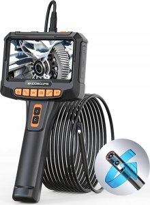 KAMERA INSPEKCYJNA ENDOSKOP Z OBROTOWĄ GŁOWICĄ 360 5 FHD IP 9LED 8.5mm 5m 3