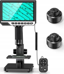 MIKROSKOP CYFROWY PROFESJONALNY 2000x 12MP 11LED EKRAN HD 7" 32GB MicroSD 2