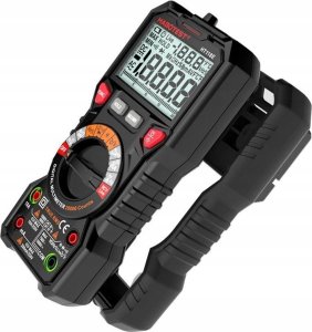 MULTIMETR RĘCZNY CYFROWY MIERNIK CIĄGŁOŚCI NAPIĘCIA RMS NCV WOLTOMIERZ LCD 3