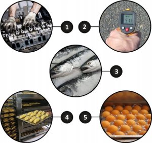 PIROMETR TERMOMETR LASEROWY BEZDOTYKOWY NA PODCZERWIEŃ EMISYJNOŚĆ -50 +950 6
