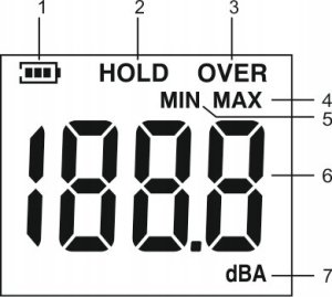 SONOMETR DECYBELOMIERZ MIERNIK NATĘŻENIA POZIOMU DŹWIĘKU, GŁOŚNOŚCI, HAŁASU 11