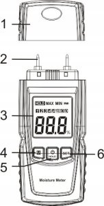 WILGOTNOŚCIOMIERZ MIERNIK WILGOTNOŚCI UNIWERSALNY 11