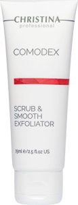 Comodex Scrub&Smooth exfoliator - Wygładzający eksfoliator scrub, 75 ml 1